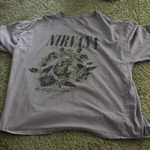 NIRVANA Lavender Short Sleeve Tee